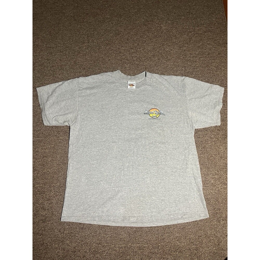 Hard Rock Cafe Honolulu White T-Shirt Vintage Y2K, X Large